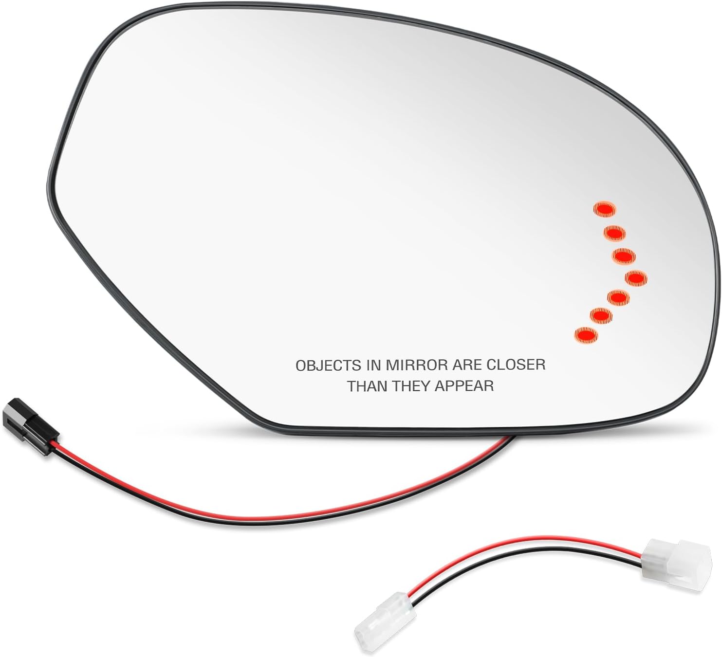 Passenger Side Mirror with Turn Signal Replacement for 2007-2013 Chevy Tahoe, Suburban, Chevrolet Silverado, GMC Yukon, Sierra, Cadillac Escalade - Right Side View Mirror Glass Power Heated