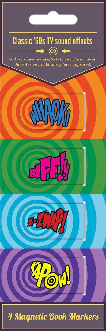 RetroCOClassic '60s Sound Effects Mini Reference Bookmarks/Pagemarks