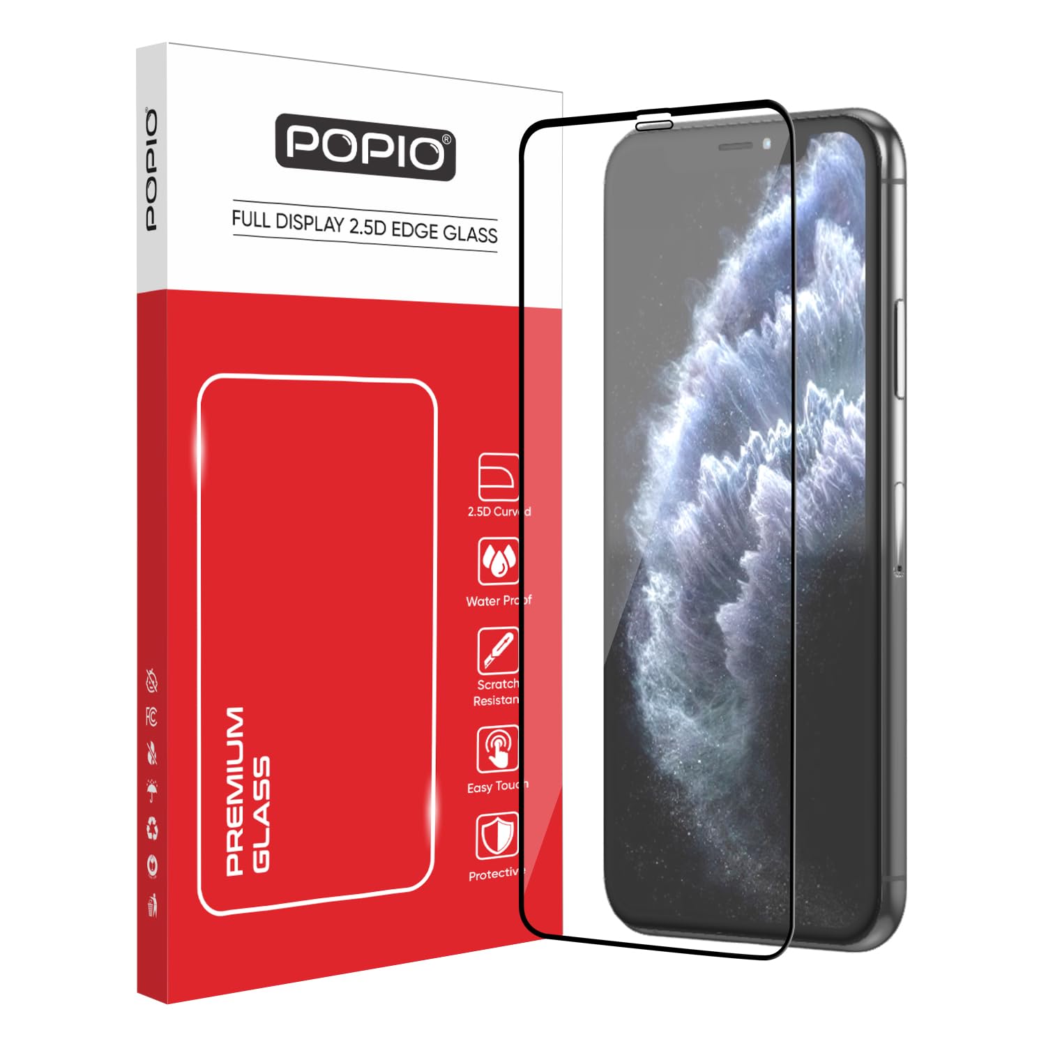 POPIO Military-Grade Gorilla Tempered Glass For iPhone 15 / iPhone 16 | 9H Hardness, Edge-to-Edge, Bubble-Free — Amazon image 24