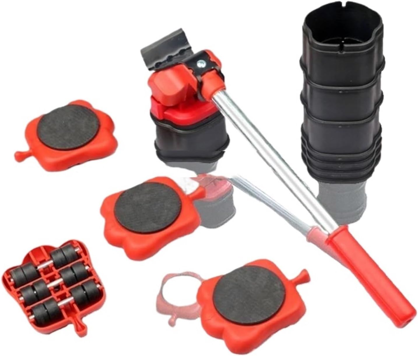 Furniture Sliders, Heavy Duty Furniture Lifter with 4 Sliders for Safe Moving Appliance Roller Suit,for Moving Heavy