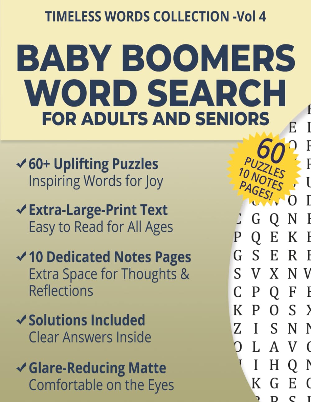 Baby Boomers Word Search: Relive the Music, Movies & Moments of a Generation (Timeless Words Collection: Large Print Word Search for Adults & Seniors)