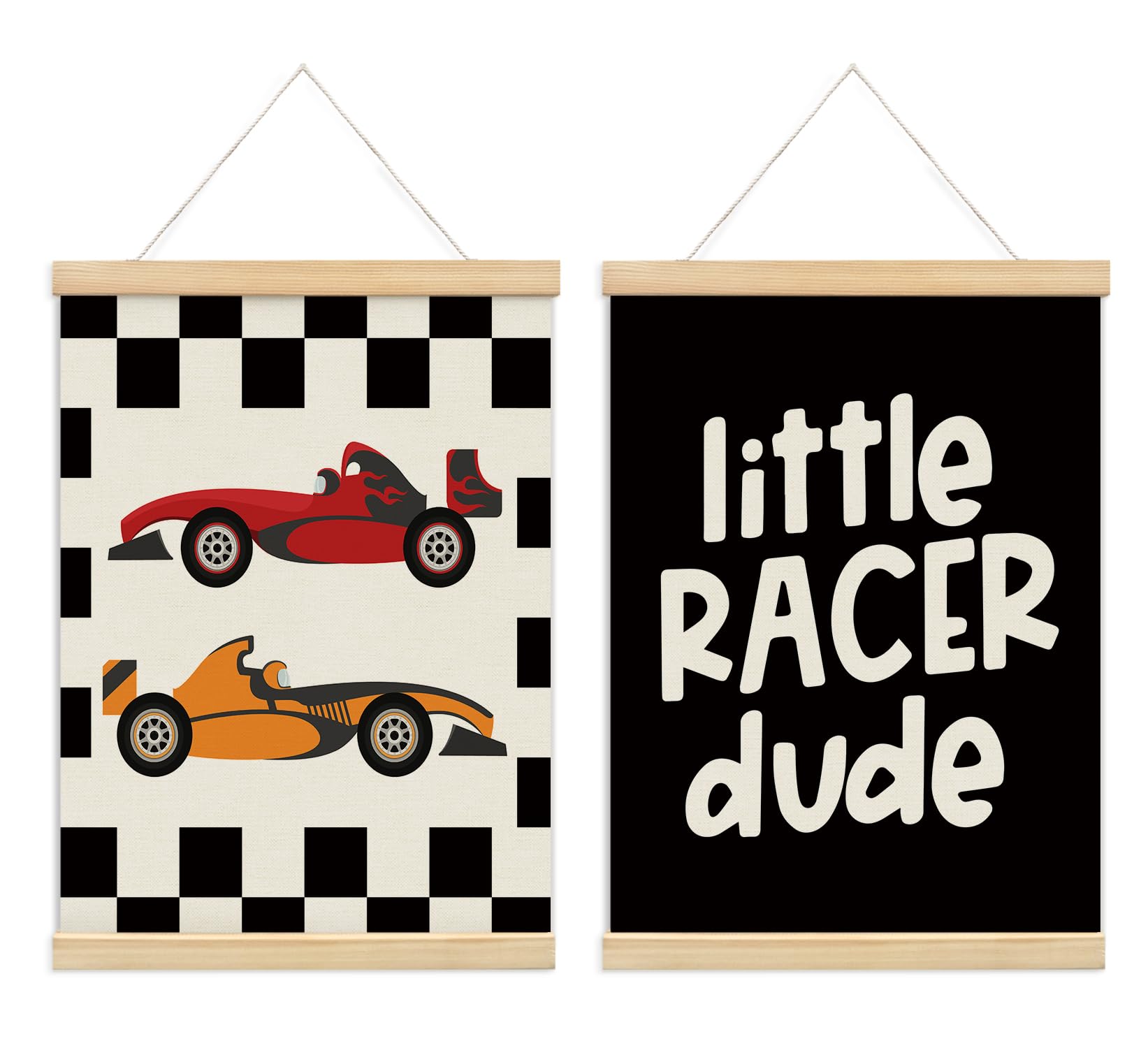 foedor Rad Little Dude Poster Hanger Frame,Rad Little Dude Room Decor for Boys,Teen Boys Poster Gifts for Boy Bathroom Decor,12x16 Inch,Set of 2