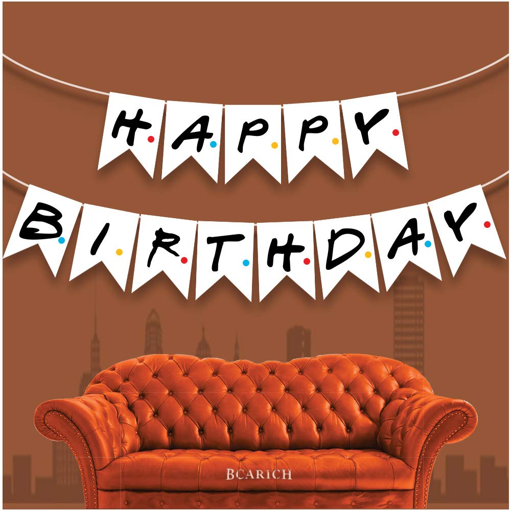 Buy Friends TV Show Happy Birthday Banner Sign Friends Themed Party 