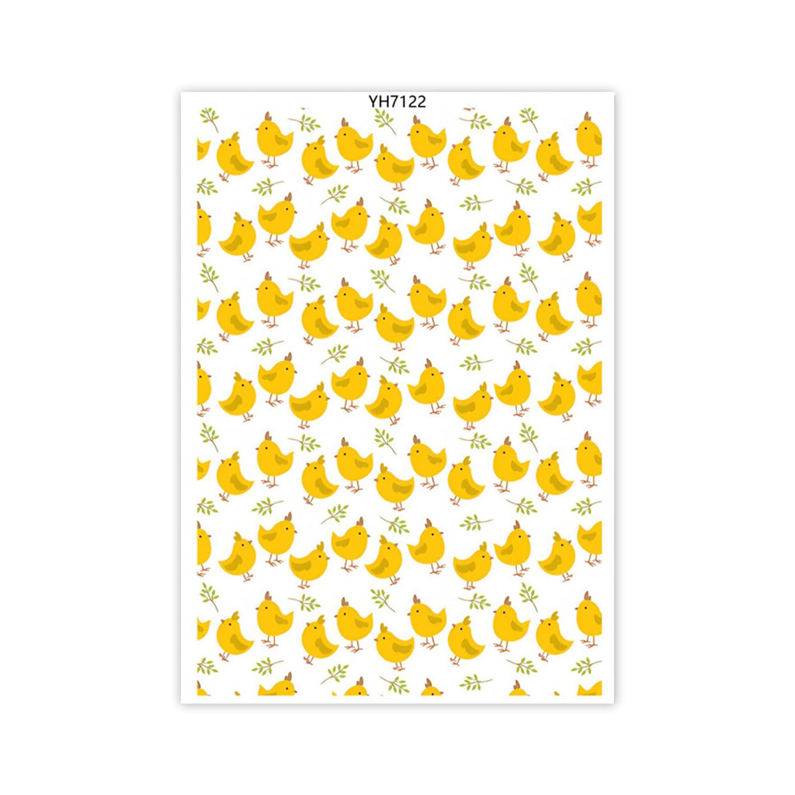 YWLUUOO Easters Colored Eggs Transfer Paper Water Soluble Clay Transfer Paper Decal for Clay Earrings Jewelry Making