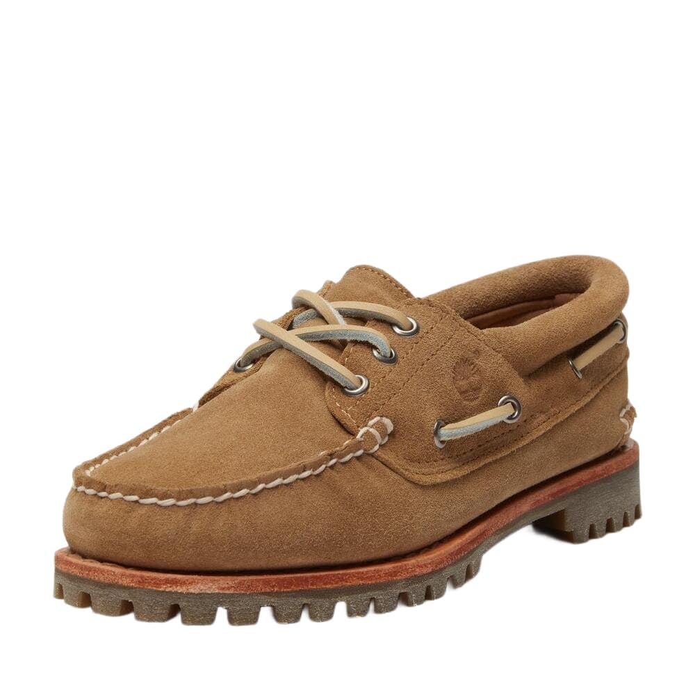 Timberland A2GNV Authentic Boat Mittelbeige Damenschuhe, Bootsschuhe mit Schnürsenkeln