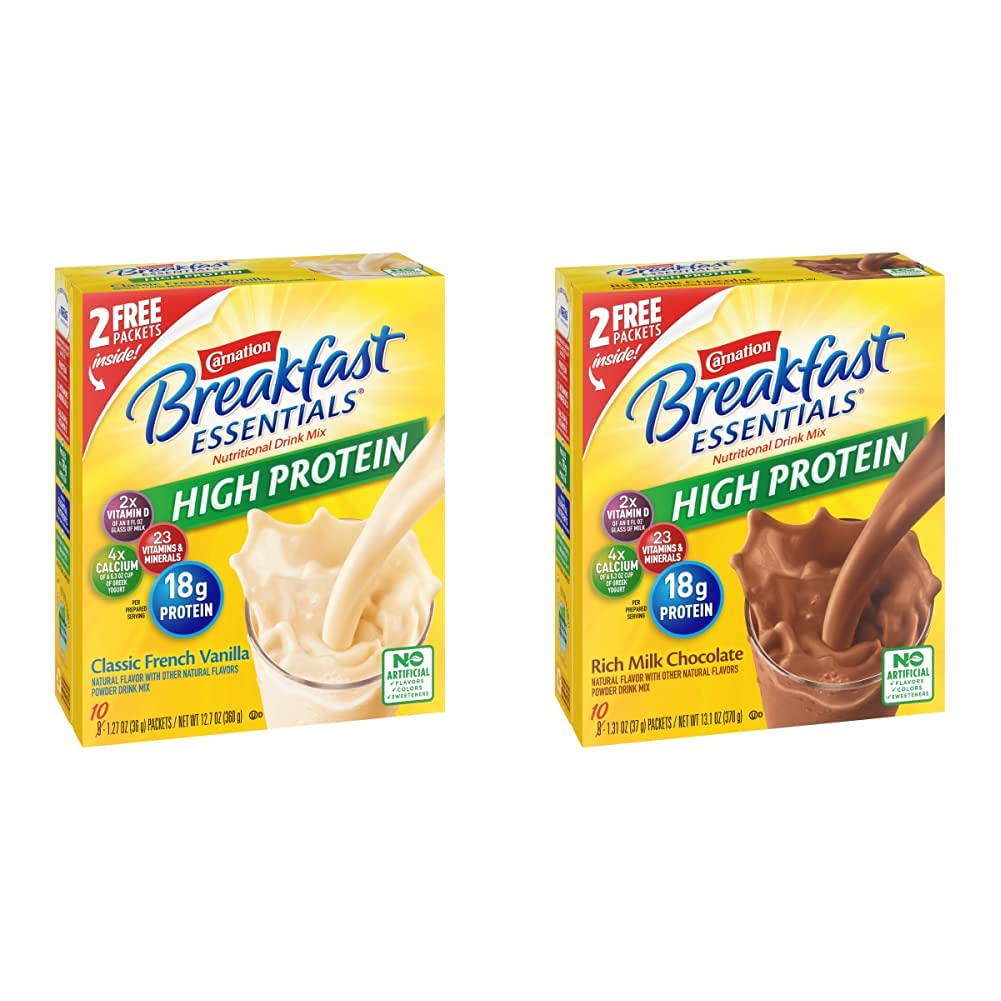 Buy Carnation Breakfast Essentials High Protein Powder Drink Mix, 10