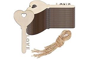 Personalized Heart Wooden Key