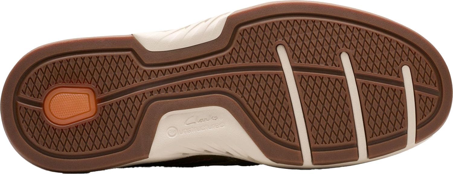 Clarks - Mens Un Briley Step Shoes, Color Light Grey, Size: 9 W US - Image 3