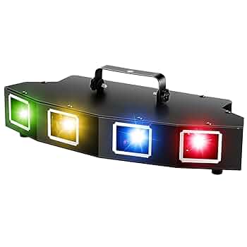 Amazon.com: U`King DJ Laser Lights, 4 Beam Effect Party