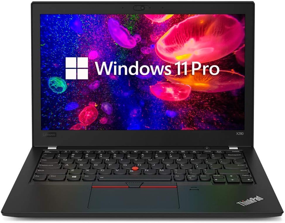 Lenovo ThinkPad X280 12.5' FHD Touchscreen Laptop Intel Core i7-8550U 8GB RAM 256GB NVMe SSD Windows 11 Pro Business Ultrabook Intel UHD Graphics 620 WiFi Bluetooth (Renewed)