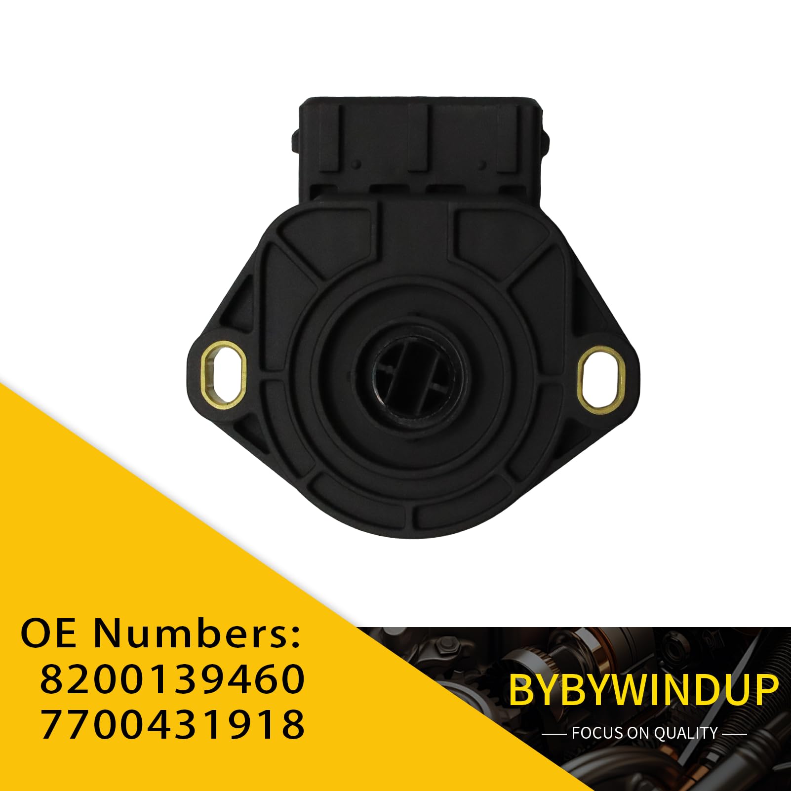 Capteur de position du papillon TPS, capteur de pédale d'accélérateur compatible avec Clio, Kangoo, Laguna, Megane, Scenic, 8200139460 7700431918