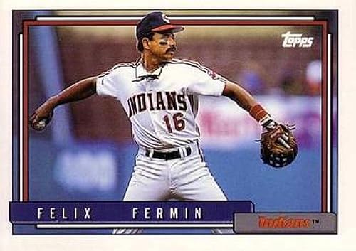 Baseball MLB 1992 Topps #632 Felix Fermin VG Indians