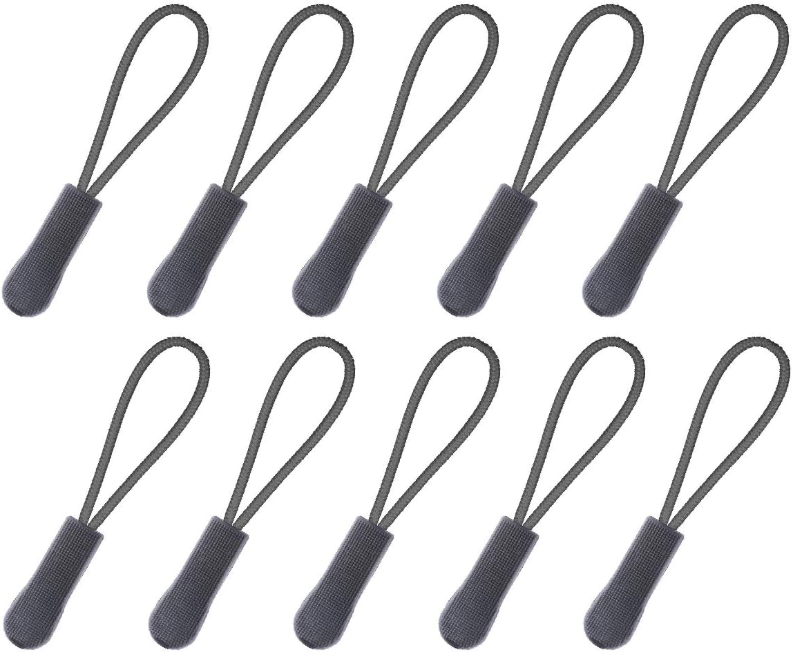 Zipper Pull Zipper Tab Replacement Zipper Tag Cord Pull Zipper Extension 10 PCS
