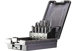 Carbide Burrs Set: 10pcs Die Grinder Bits for Steelworking