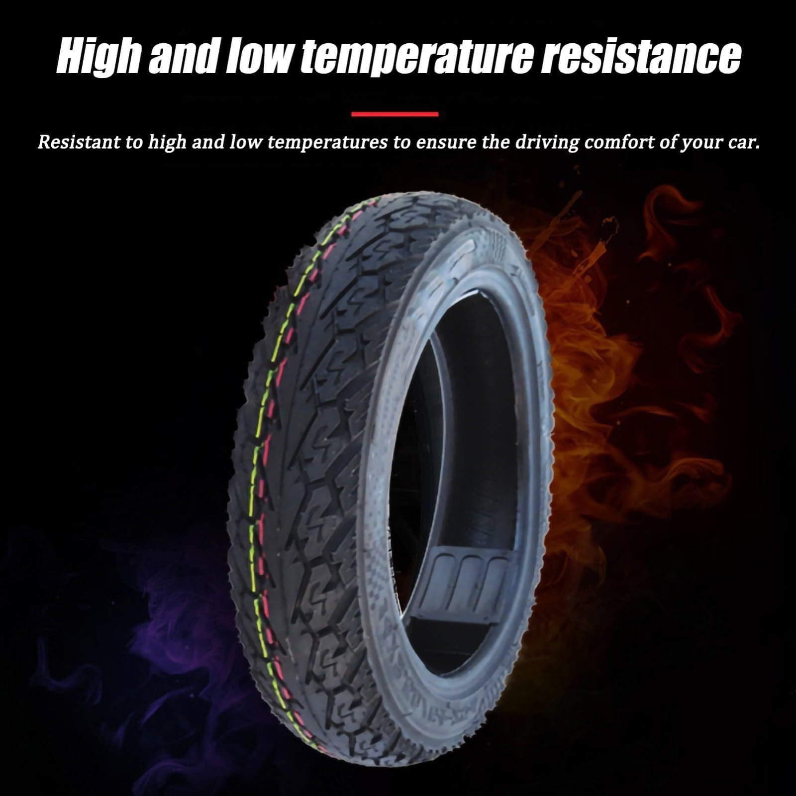 2PC 2.50-14 Neumático Tubeless Agarre Todo Tiempo, 2.50/14 6PR Dibujo Sprint, 2 50 14 Neumáticos 14 Pulgadas para Patinete Eléctrico Bici Plegable