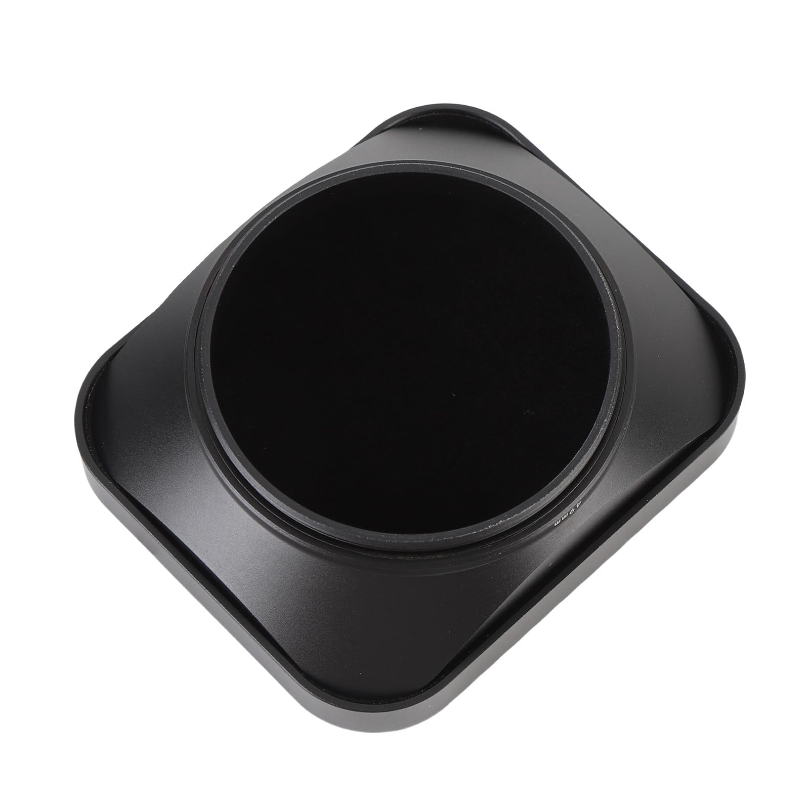 Generic Paraluce per Fotocamera Resistente Paralume Quadrato in Lega di Alluminio per Fotografia All'aperto 1 Pezzo (49 mm)
