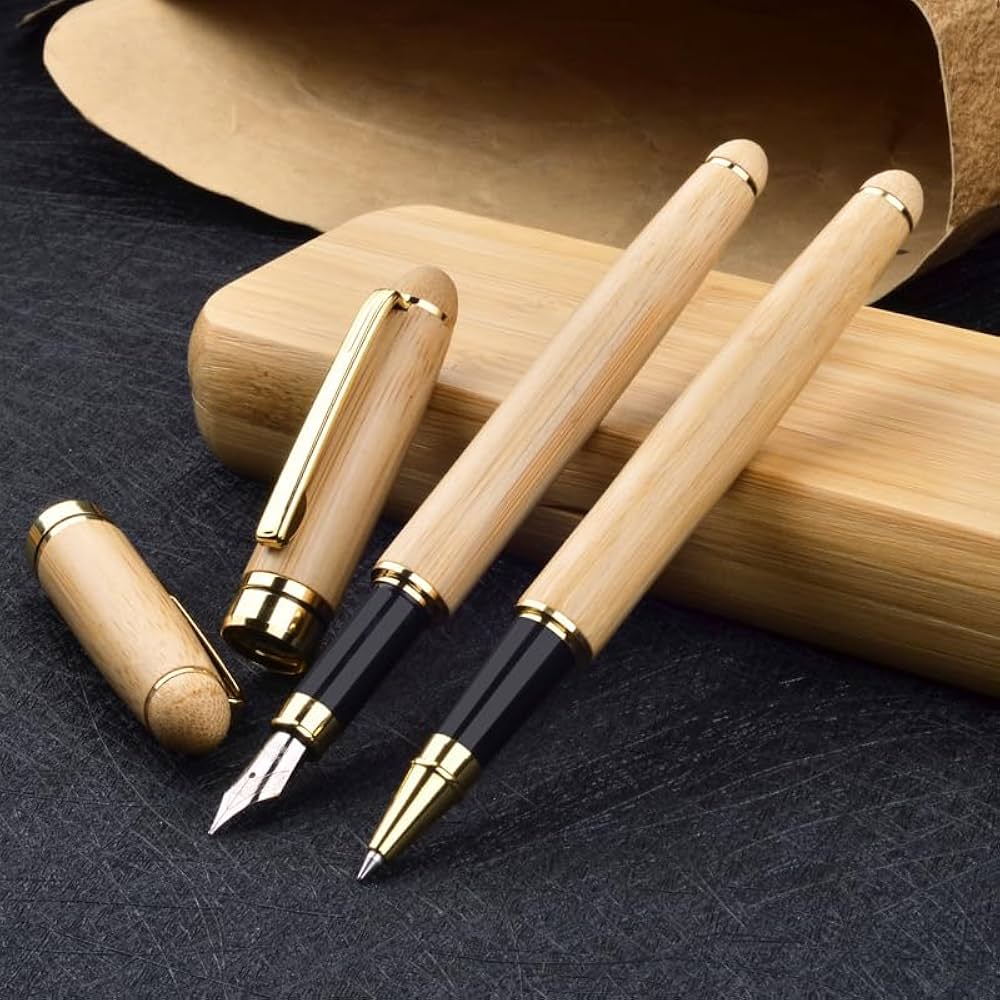 万年筆セット 木製ケース付き 万年筆セット 木製ケース付き アンティーク