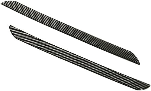 Xotic Tech - 2 protectores de placa para borde de puerta de automóvil, umbral de entrada, umbral de puerta, tira de rayones, fibra de carbono real,