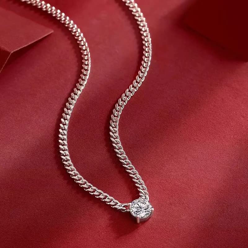 Collier moissanite brillant S925 pour sublimer vos tenues