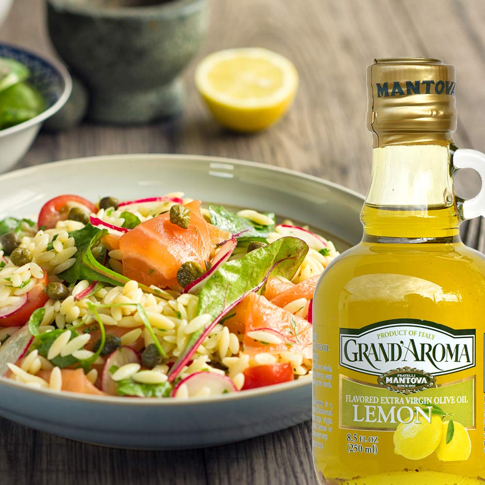Amazon.com : Mantova Grand'Aroma Lemon Flavored Extra Virgin Olive