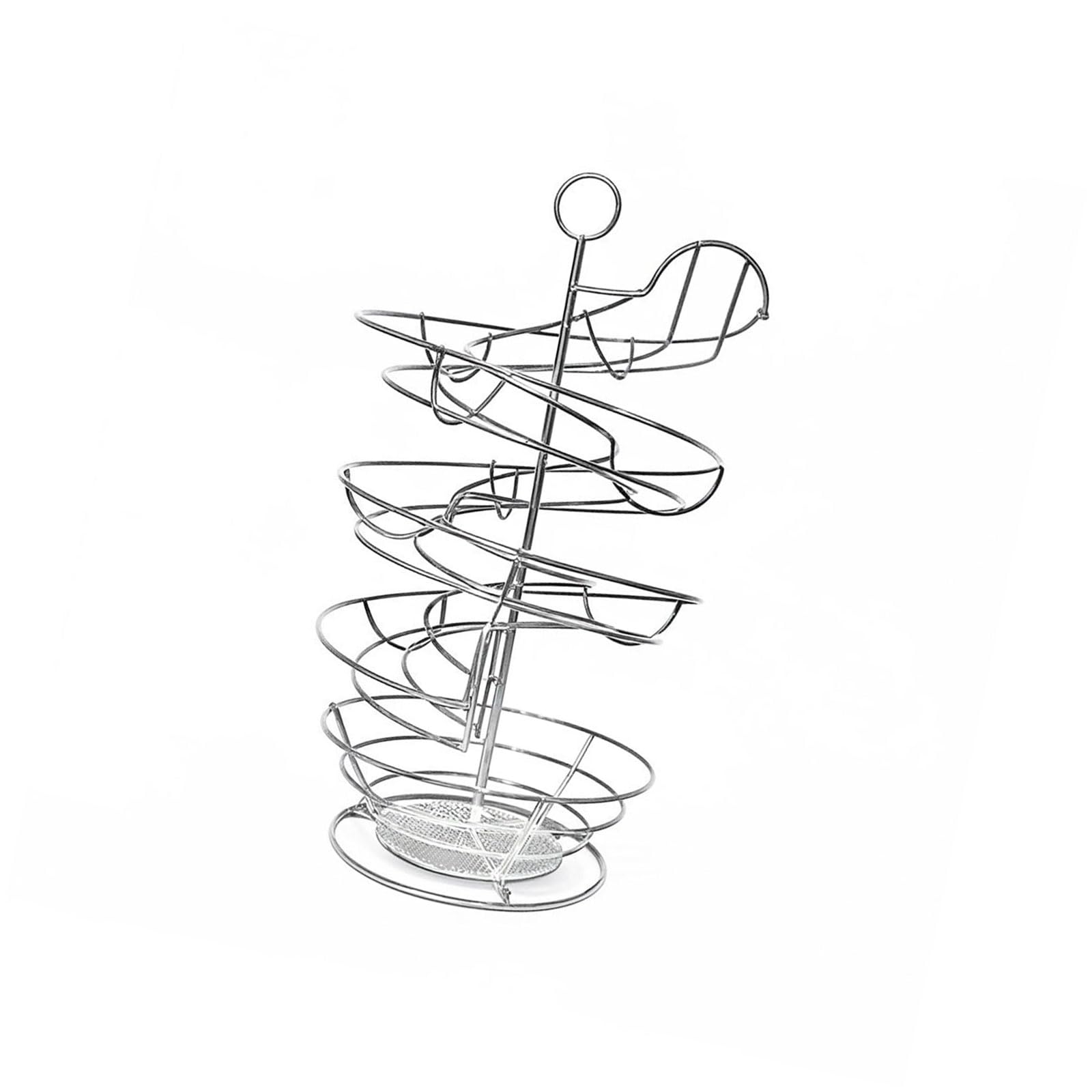 Efficient Helical Eggs Organizers Double Layer Storage for Quick Access to 36 Eggs and Condiments Optimizing Kitchen Workflows Helical Holders