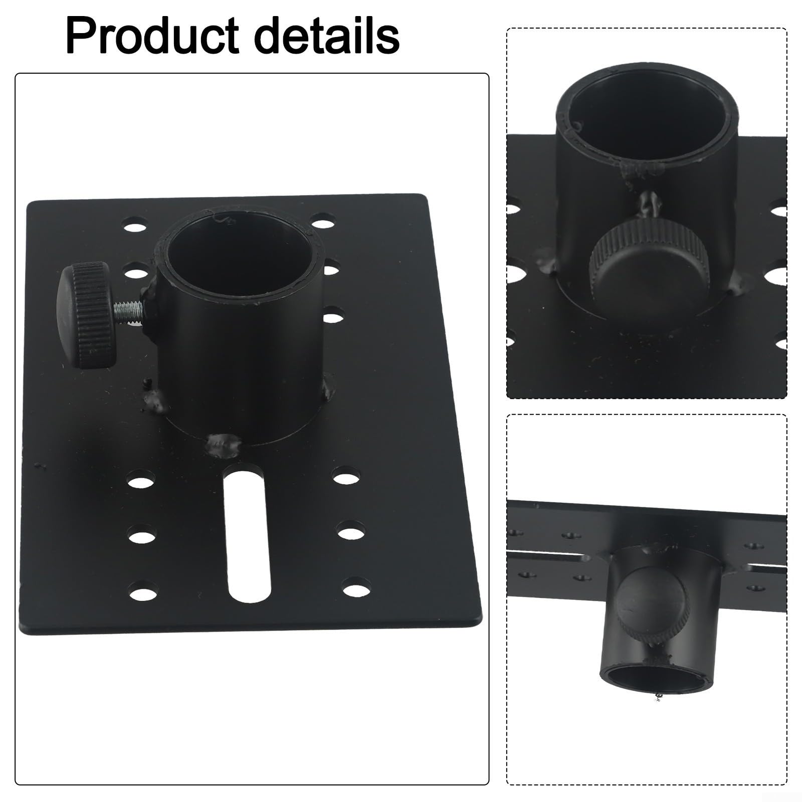 Adaptateur de support de haut-parleur réglable de 35 mm pour équipement DJ avec design en métal robuste