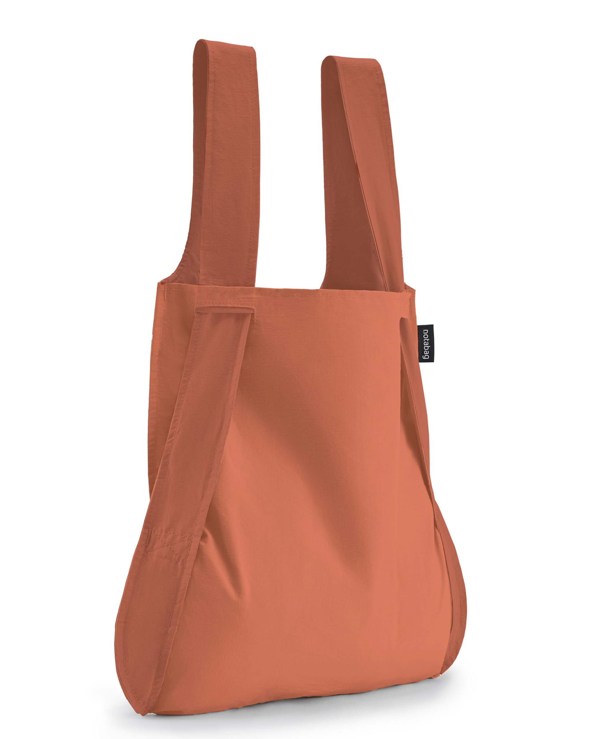 Sac à dos et sac original 2 en 1 Notabag terre cuite pliable pour les courses au quotidien