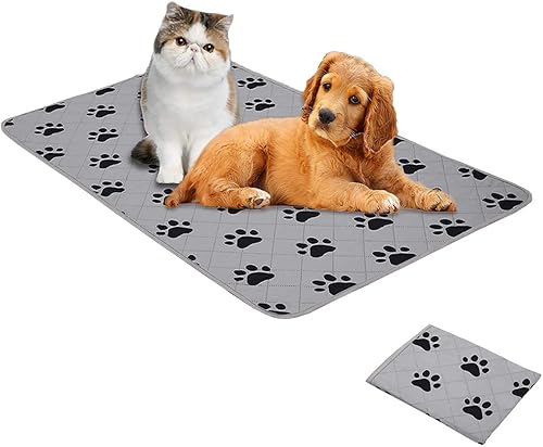 SPXTEX Almohadillas para jaulas para perros, alfombras lavables para perros, almohadillas antideslizantes para orina de cachorros para perros