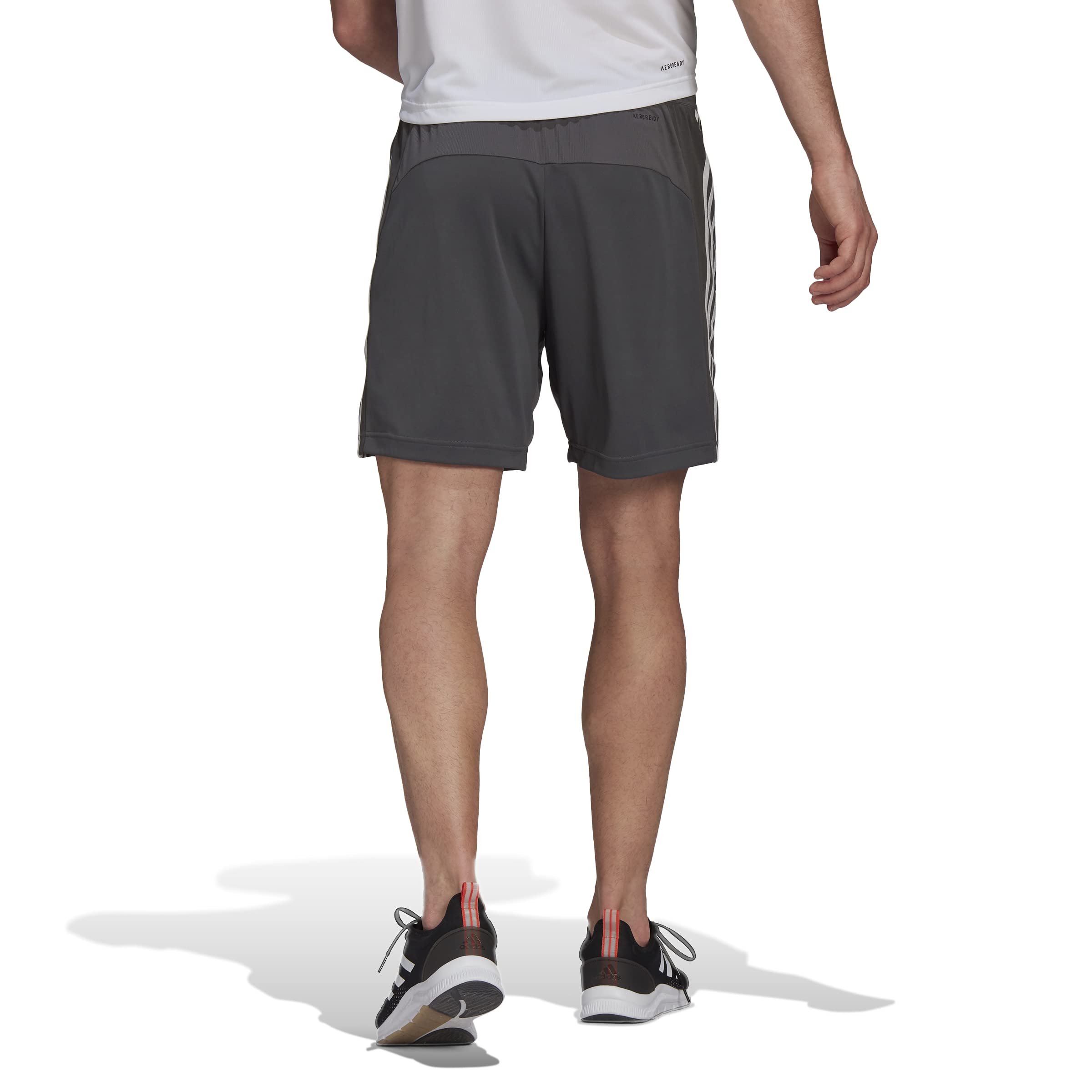 adidas Męskie szorty zaprojektowane 2 Move Sport 3-Stripes, Szary/biały, L