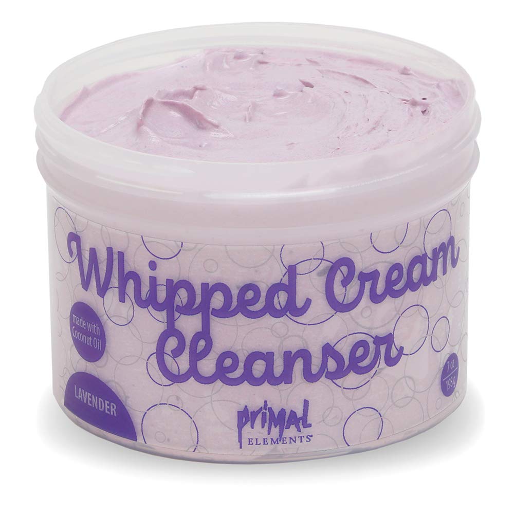 Primal Elements Lavender Whipped Cream Cleanser, 7 Ounce