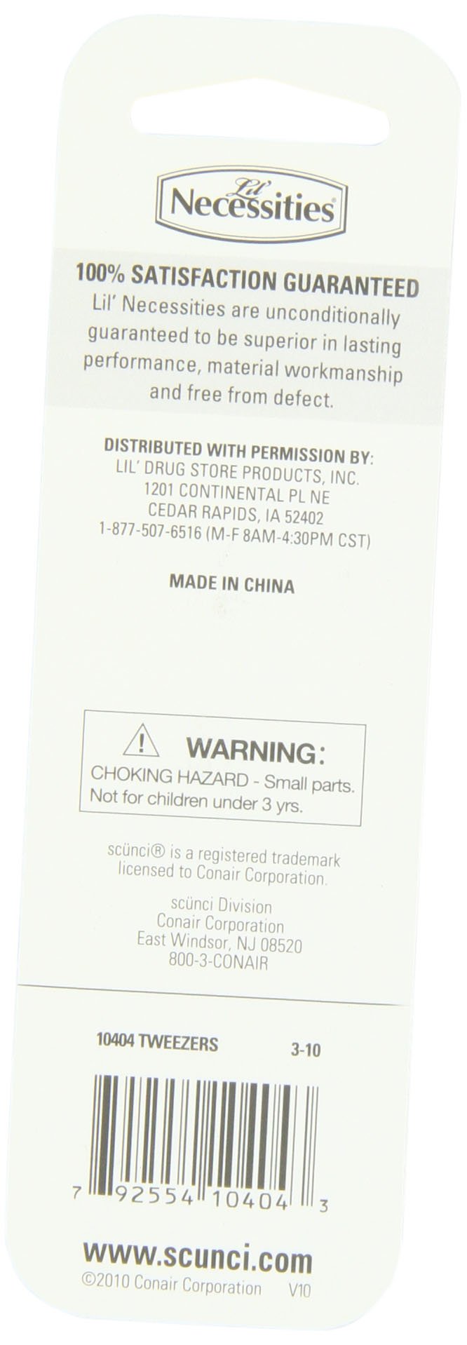 Lil' Drugstore Products Slant Tweezers, 1-Count Packages (Pack of 12)