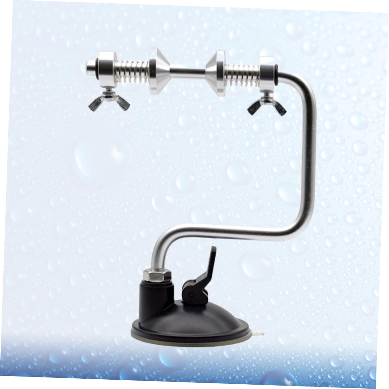 VICASKY Fishing Line Spooler with Clamping Force Suction Cup Base Multi Rotate Spool Holder Efficient Fishing Line Winding System for Carp Fishing Accessories Silver