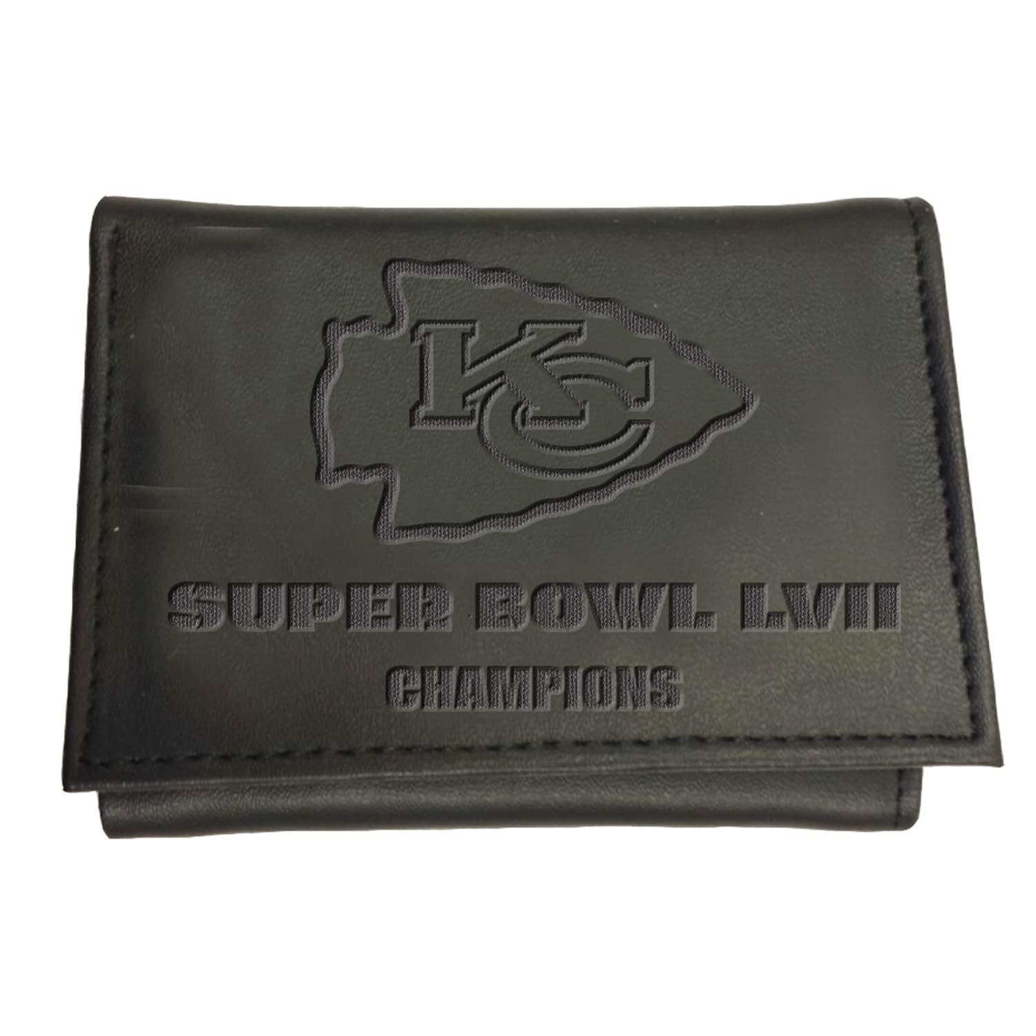 Team Sports AmericaSuper Bowl 57 Wallets Variation, Black Tri-Fold Super Bowl 57
