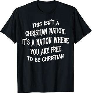 Separation Of Church And State Anti Religion Atheist Atheism T-Shirt