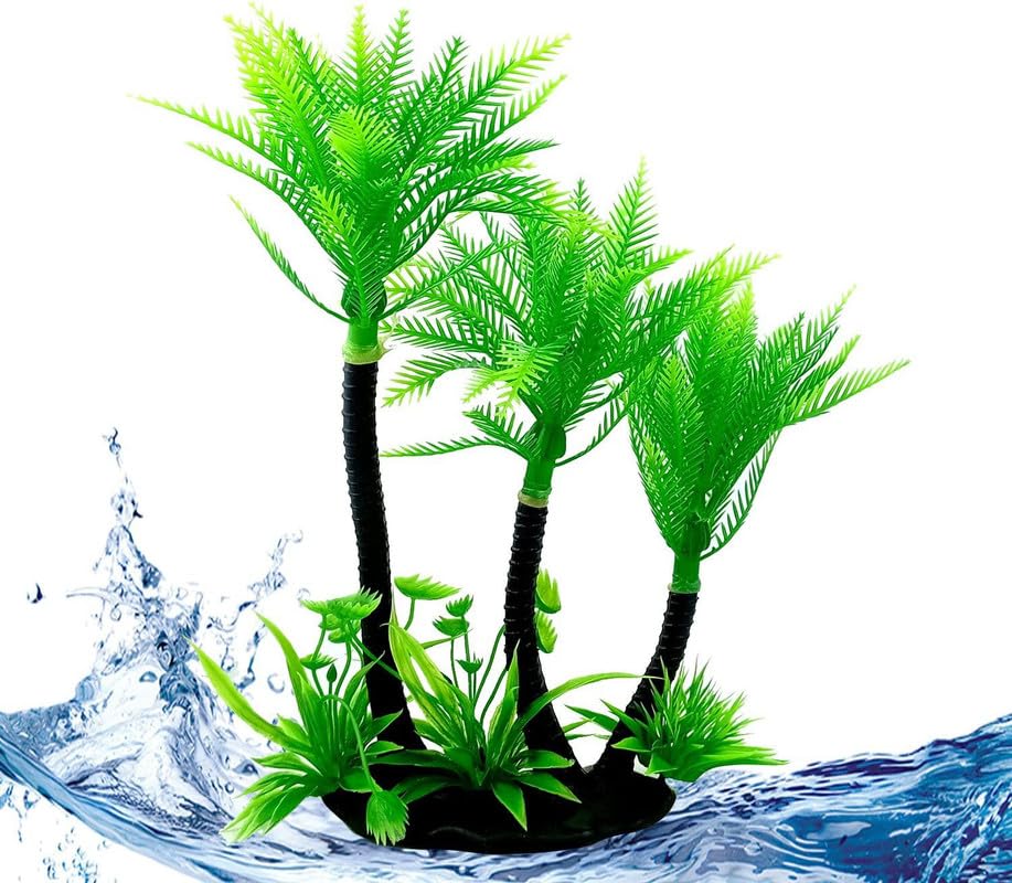 Jainsons Aquarium Plants Plastic Artificial Coconut Palm Tree Aquatic Water Grass Plant Decoration Ornament for Aquarium Fish Tank 11.5 Inch | 1 Plant (B0D2J3RZ2H) Amazon Price History, Amazon Price Tracker