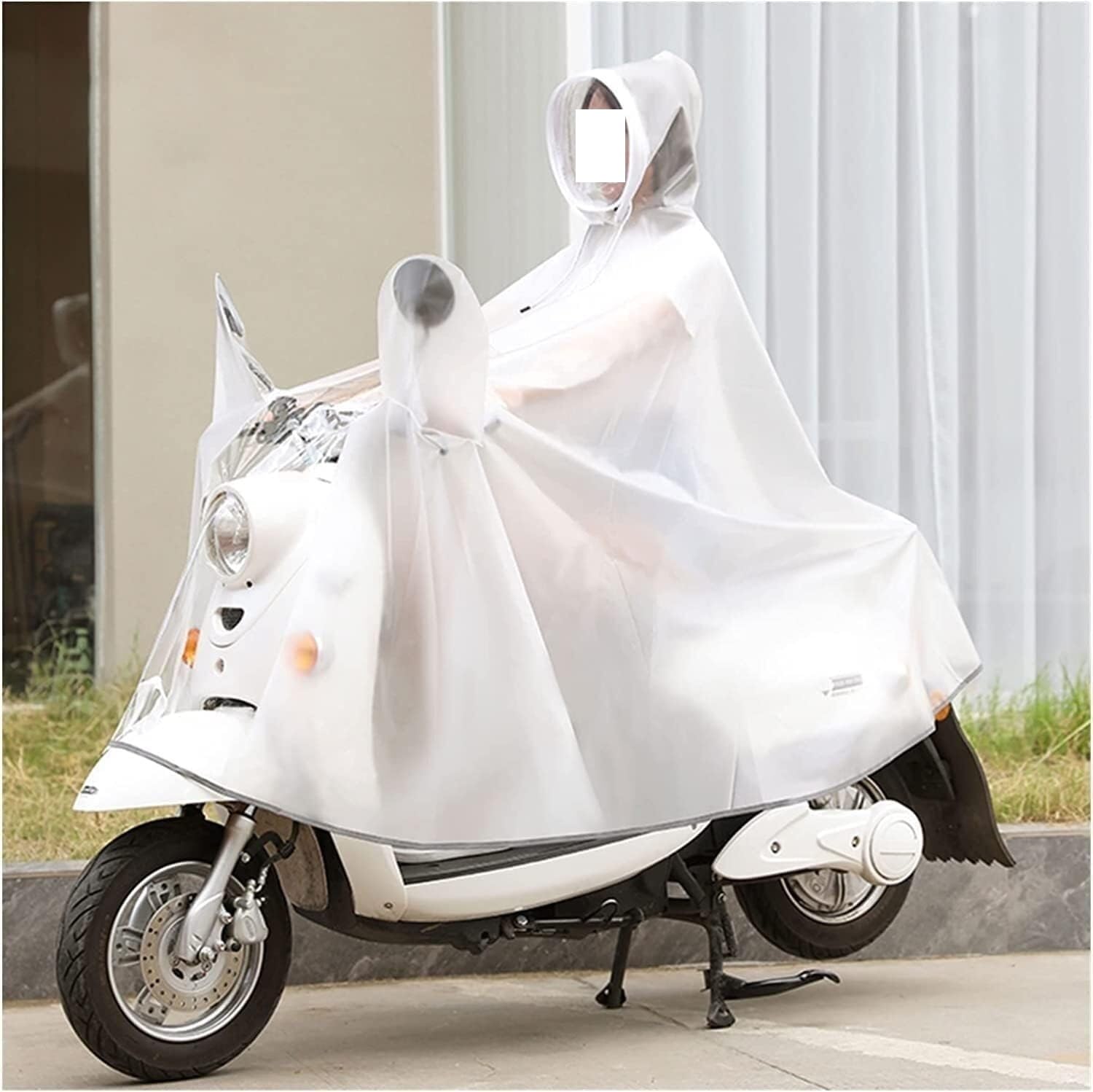 Funda para scooter de movilidad Poncho de lluvia for scooter eléctrico, impermeable for bicicleta, capa de lluvia, poncho de lluvia for bicicleta, poncho de lluvia con capucha, impermeable for ciclism