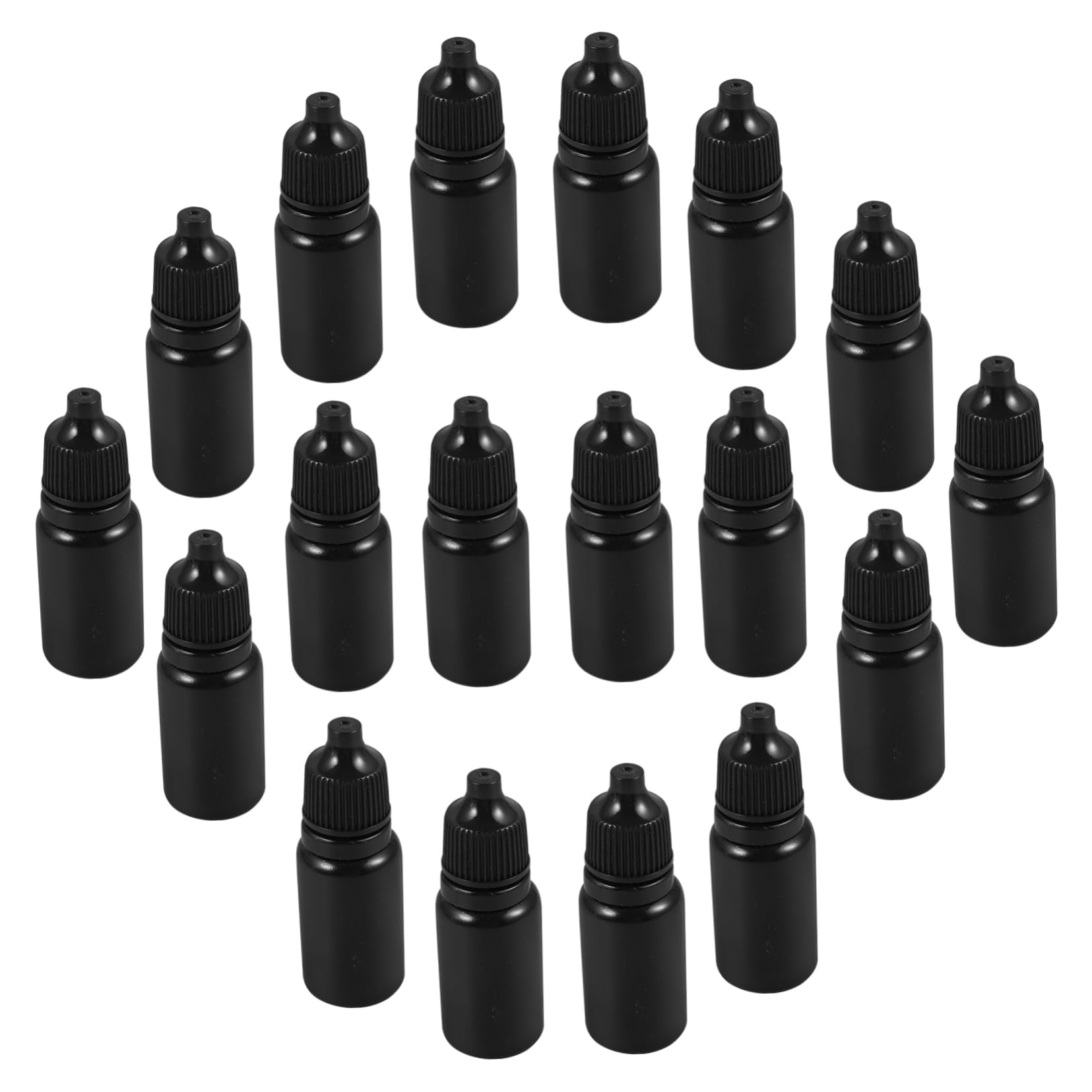 minkissy 120stücke -flaschen Aus Kunststoff Leere Quetschflaschen Mit Tropfverschluss Transparent Für Ätherische Öle Flüssigkeiten Und Reisen