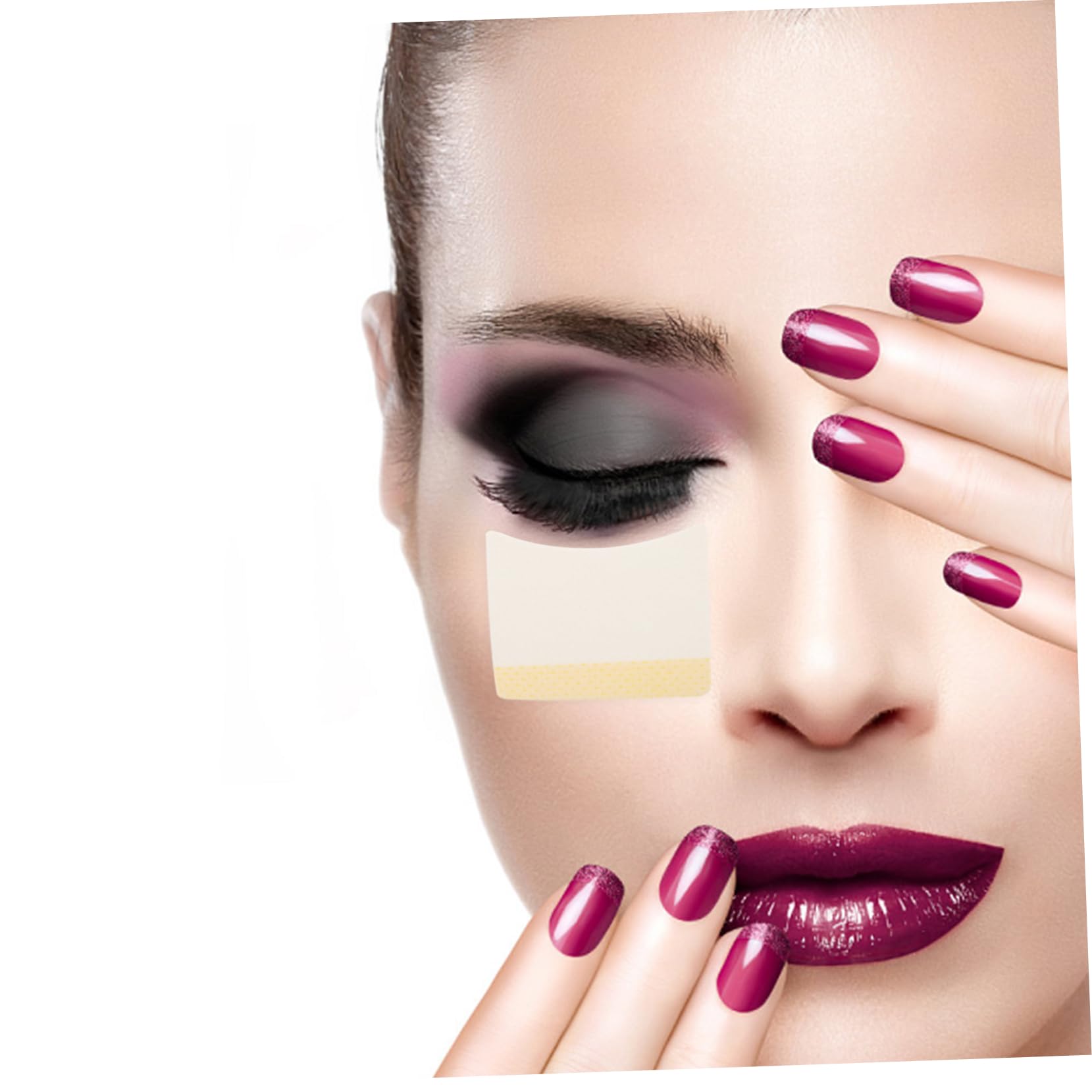 FOMIYES 200pcs Grafted Eyelash Stickers Lash Tape Lash Extension Tapes Eyelashes Pads Eyelash Extension Supplies Under Eye Pads Eyelashes Adhesive Tapes Isolate Mat White Cotton