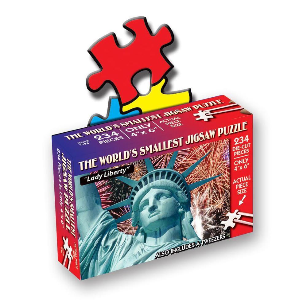 World's Smallest Jigsaw Puzzle - Lady Liberty
