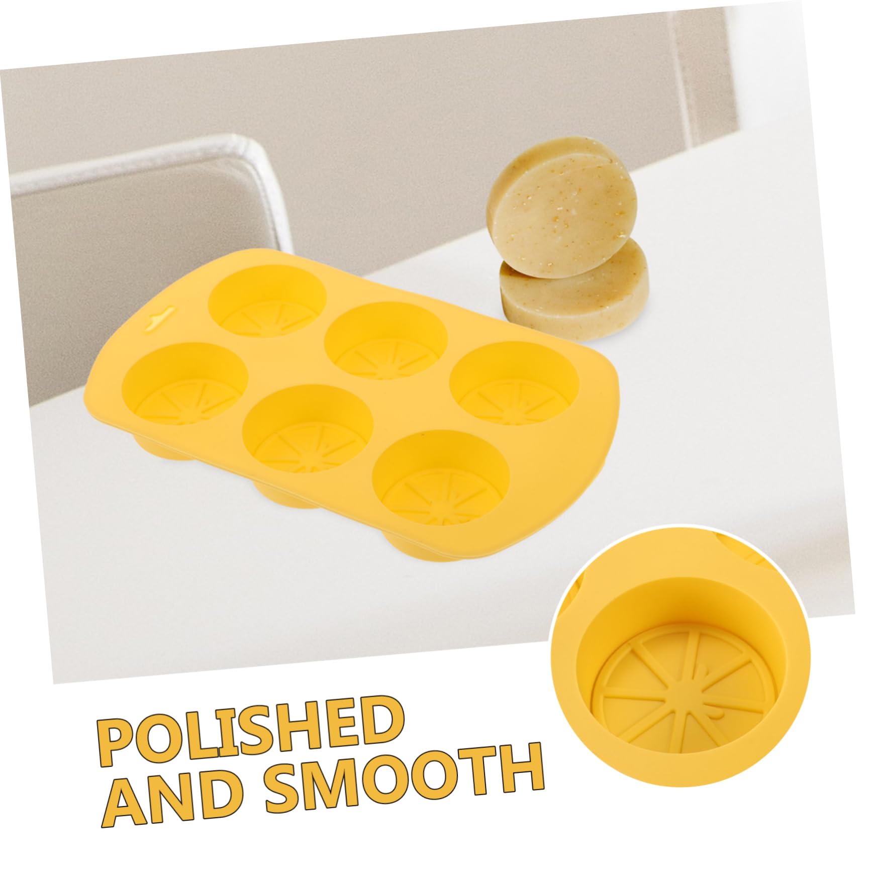 Uonlytech 4 Ensembles Moule Citron En Silicone Moules À Pâtisserie En Forme De Fruits Moules Pour Bougies Formes Moule À Bougie Bricolage Silicium Gel De Silice Jaune 3 Pièces * 4