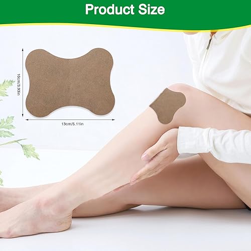 Miniatura 6 de Parche de 30 unidades para la rodilla, parches de calor de yeso a base de hierbas, extracto de ajenjo extra fuerte, adhesivo de articulación para