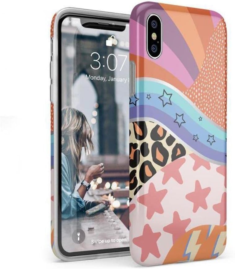 Casely iPhone Xs Max Case | and I OOP | Mixed Swatch | Classic Ultra Slim Design