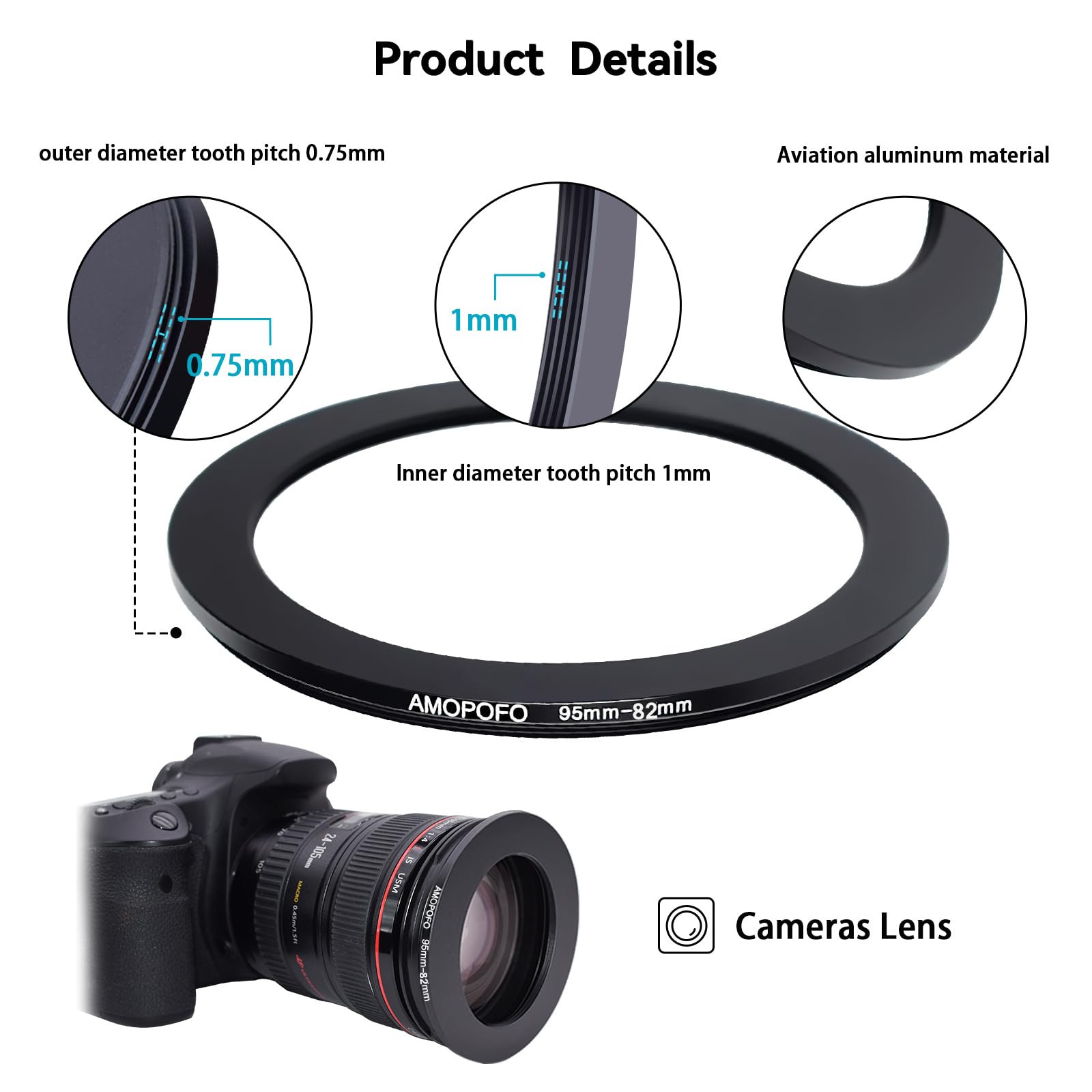 レンズフィルター82mm(ND1000・CPL➕ステップアップリング77→82 Amazon | 95mm レンズ 82mm カメラ フィルター リング、95mm から 82mm