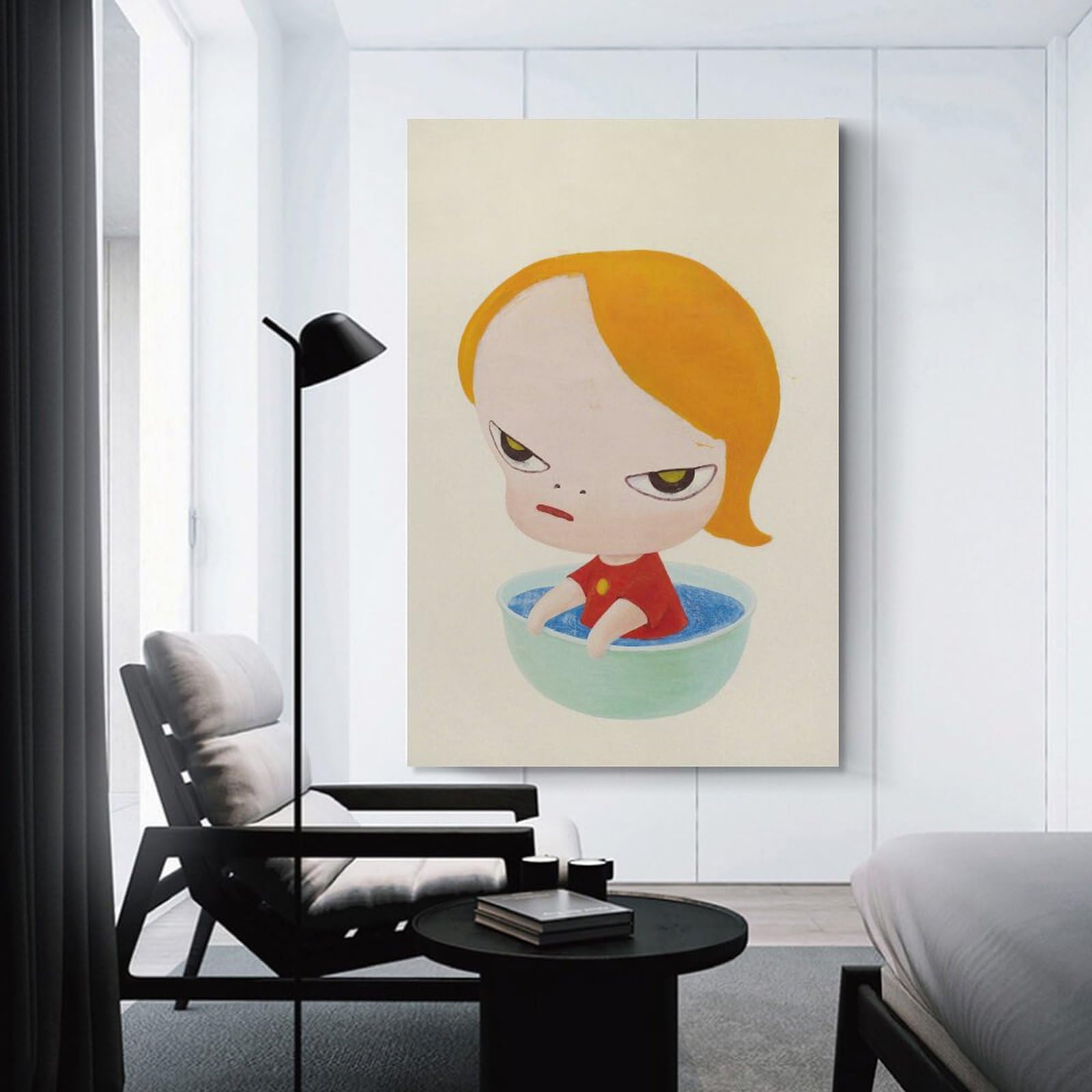 Yoshitomo Nara Boy Leinwand Bild - 50x75cm, Moderner Wanddekor