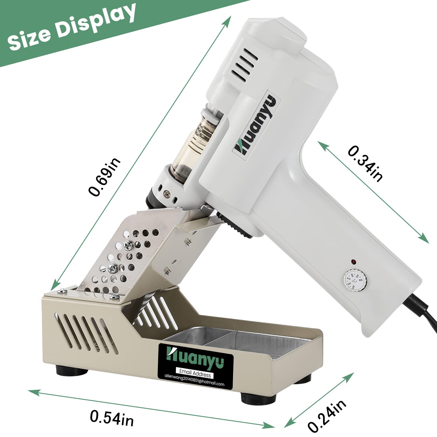 Huanyu S-993A Elettrica Dissaldatura Pompa Aspirazione Vacuum