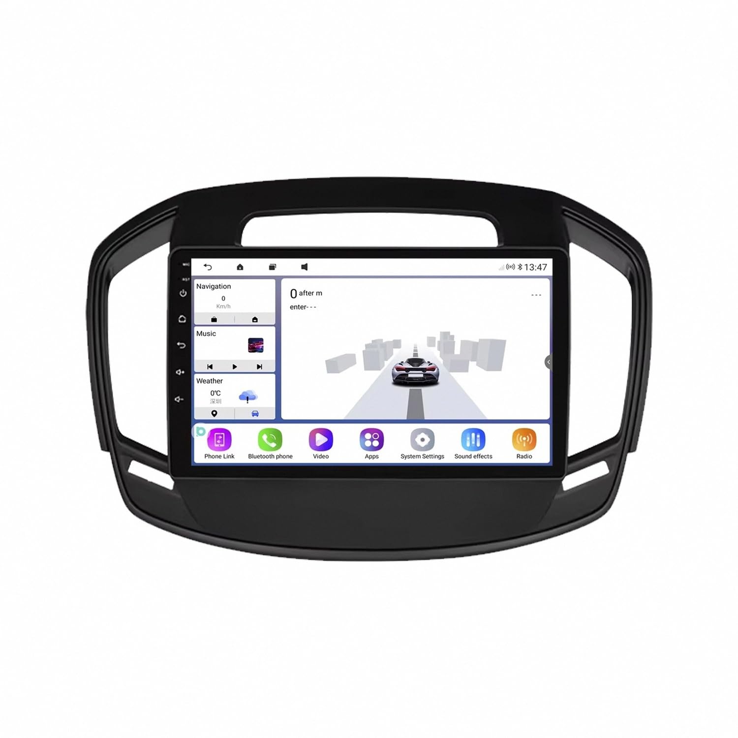 Pantalla de coche con manos libres Bluetooth y GPS para Buick Regal u Opel Insignia 8