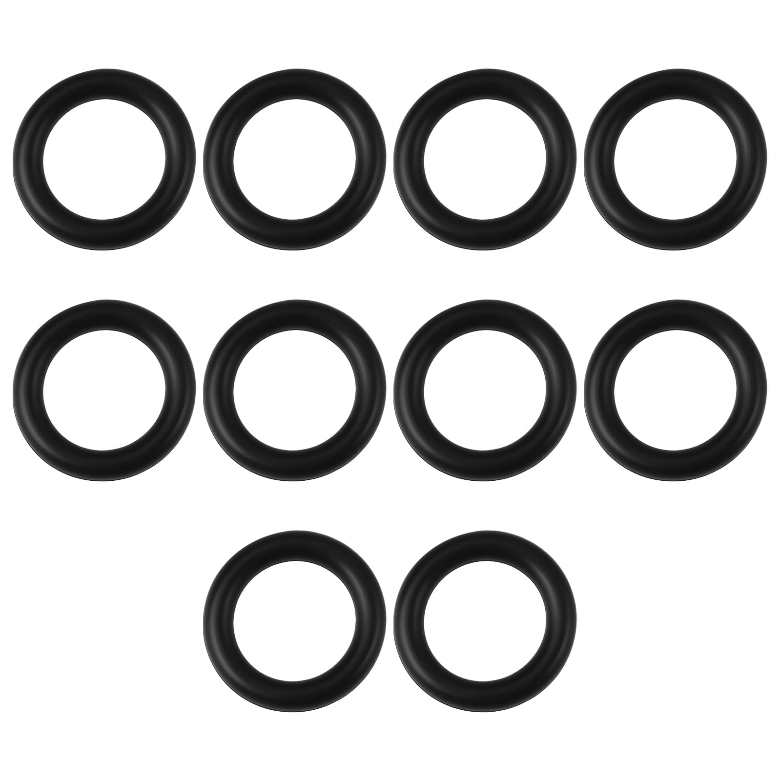 VGOL 10pcs Engine Head Gasket O Ring 15221-33700 9x15x3mm Compatible with Kubota