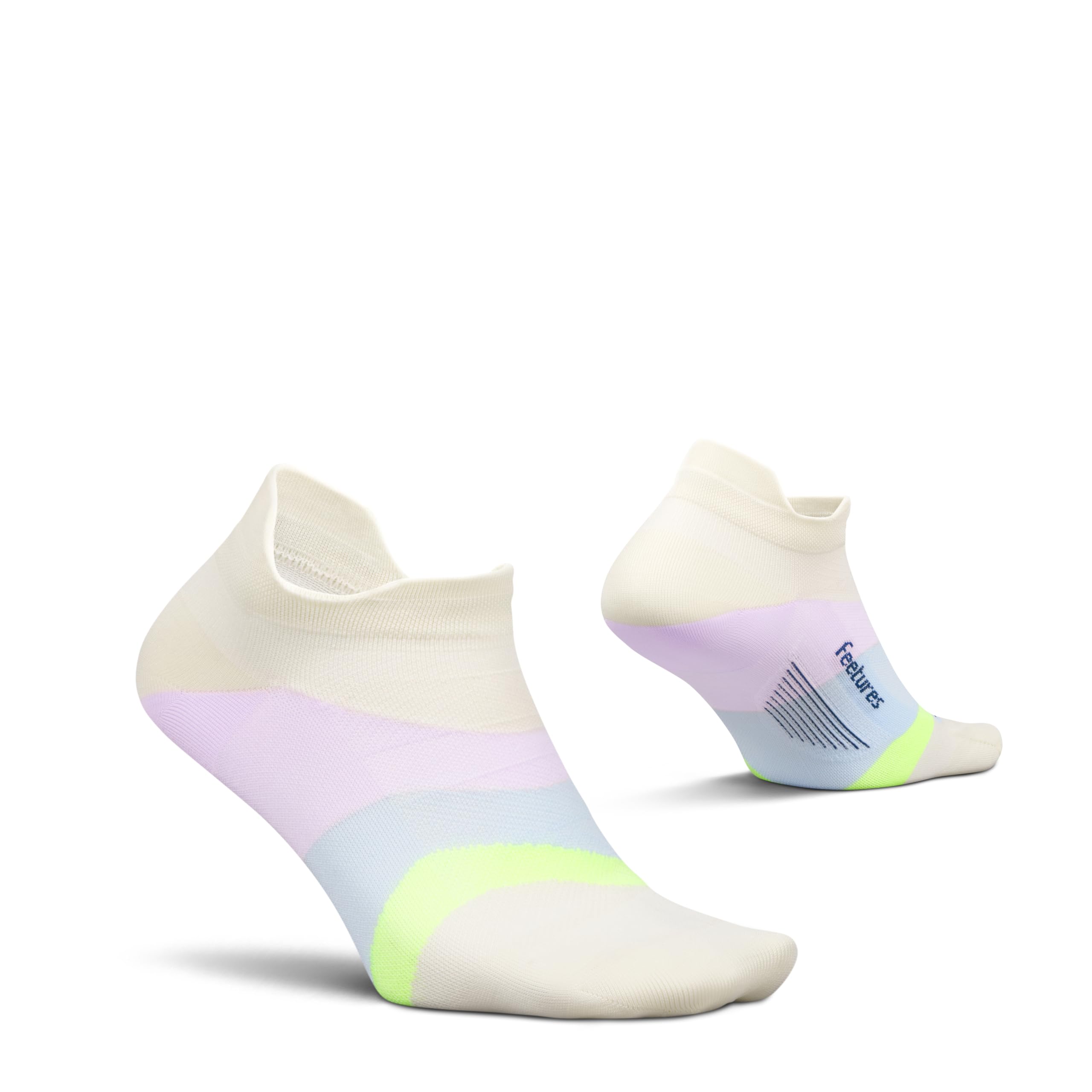 Feetures Unisex Lilac Breeze Elite Ultra Light Tab Large