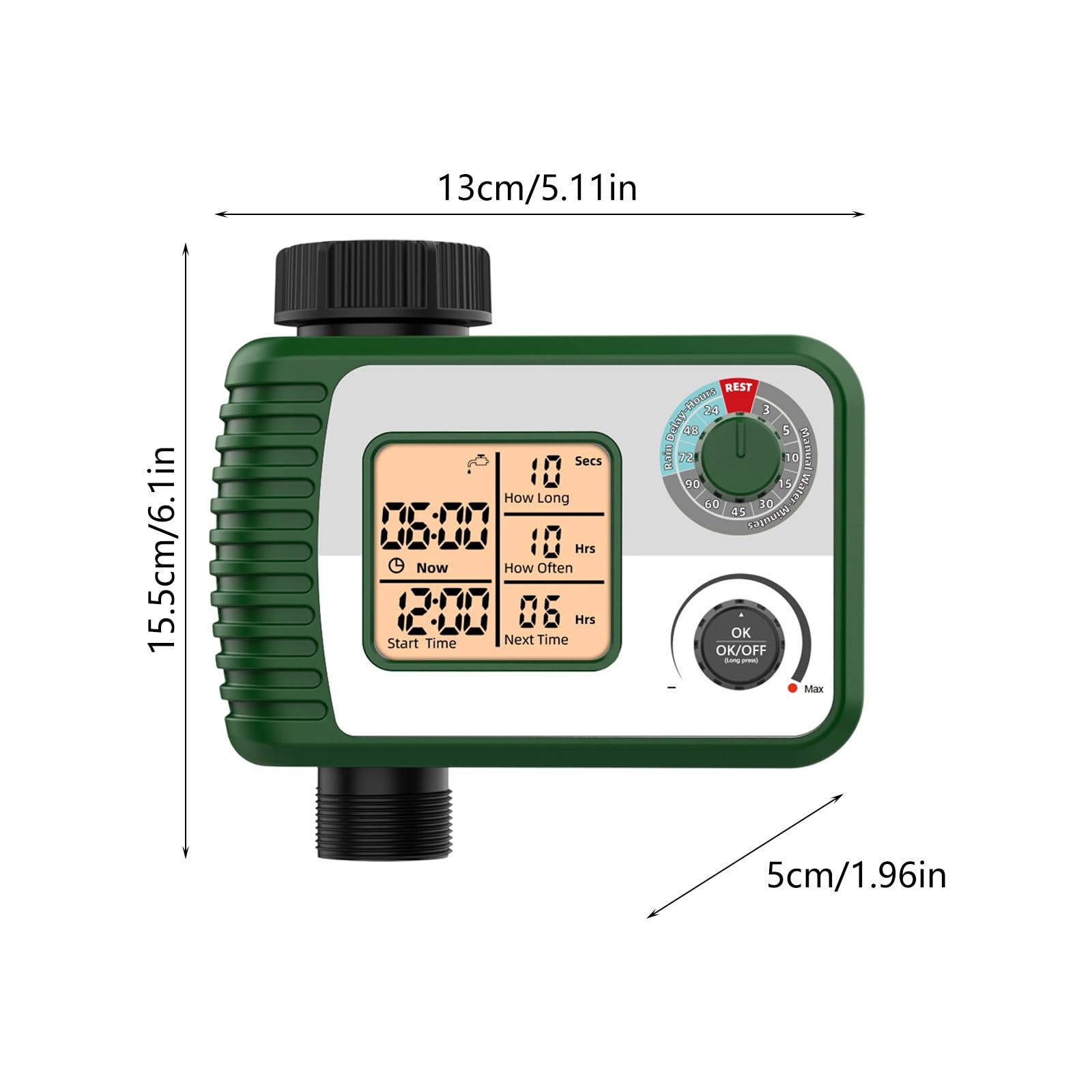 Temporizzatore digitale automatico per tubo da giardino, Uk