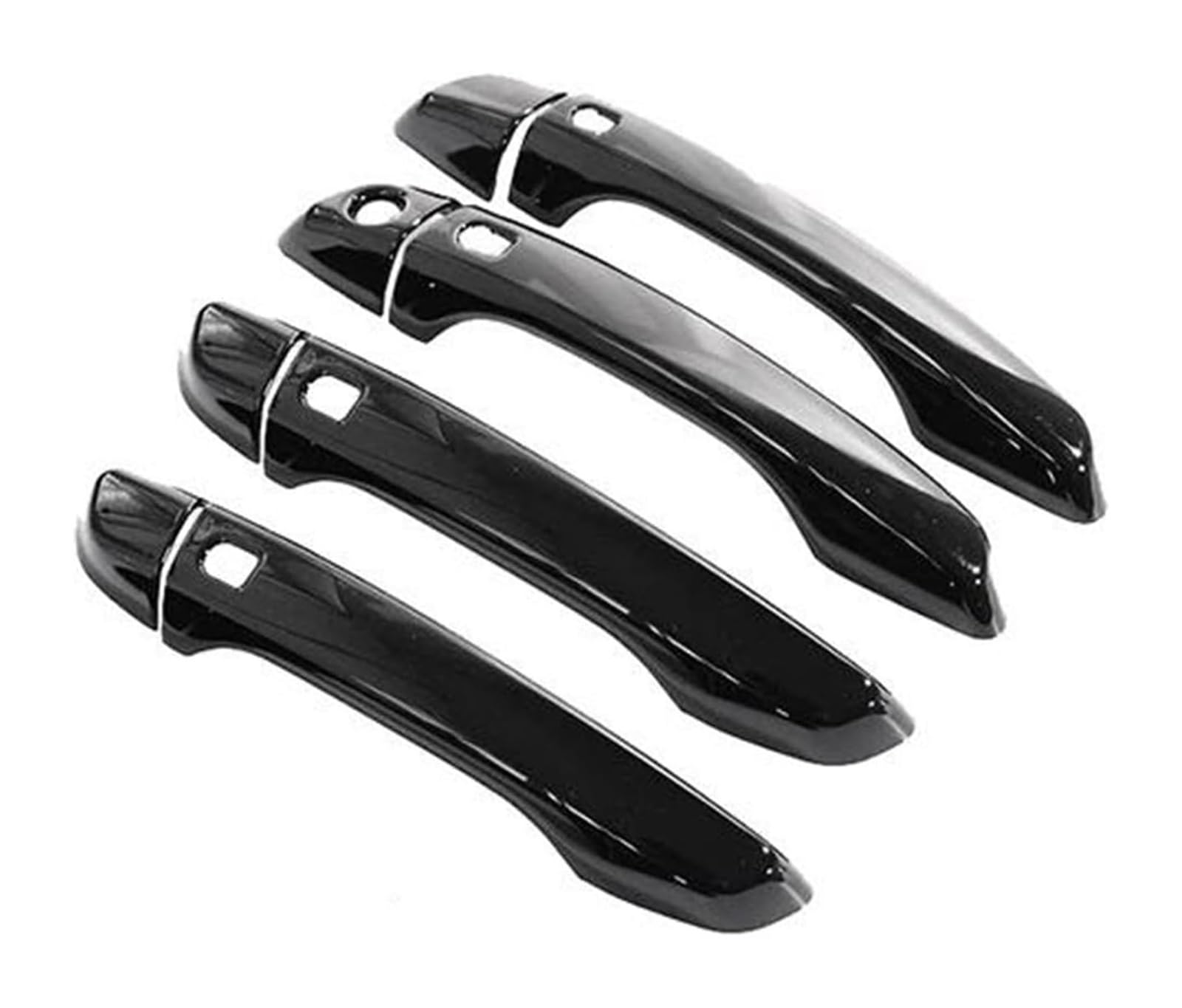 Hckclmbmzw C For 3 For Aircross 2017-2020 Ar Protective Accessories Gadget Gloss Black Outer Door Handle Over Style Stickers Door Handle Over(C)